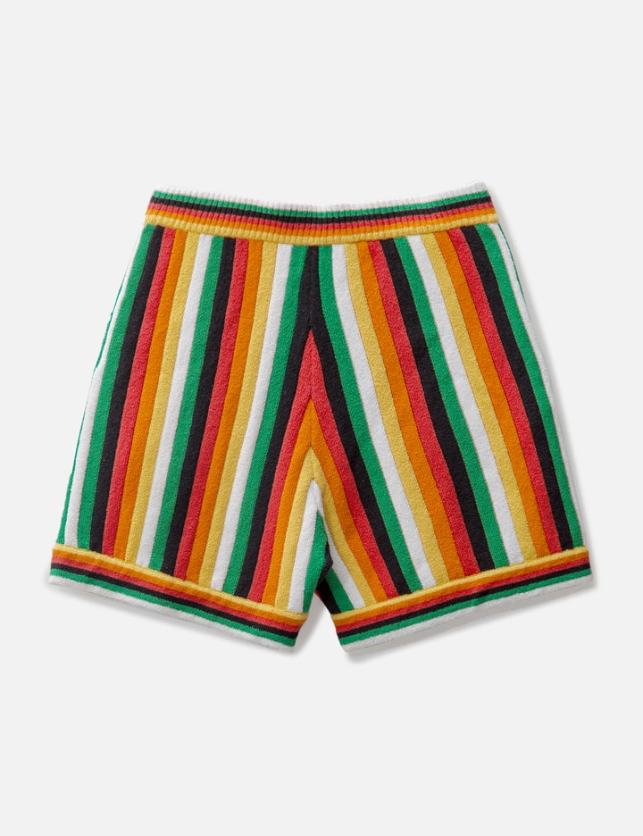 Striped Towelling Shorts Placeholder Image