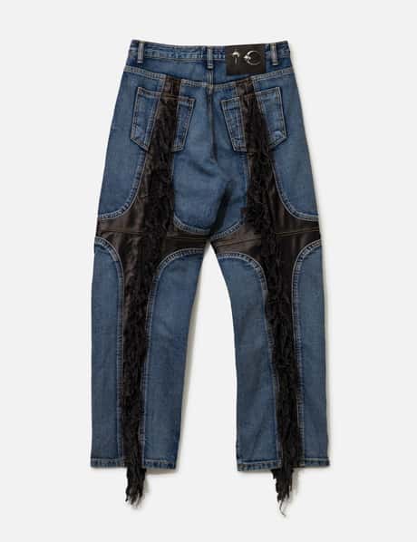 Mohican Leather Denim Pants view 8