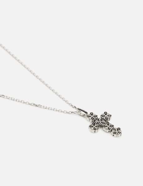 Maltese-Cross Quadruplets Cross Pendant Necklace view 9
