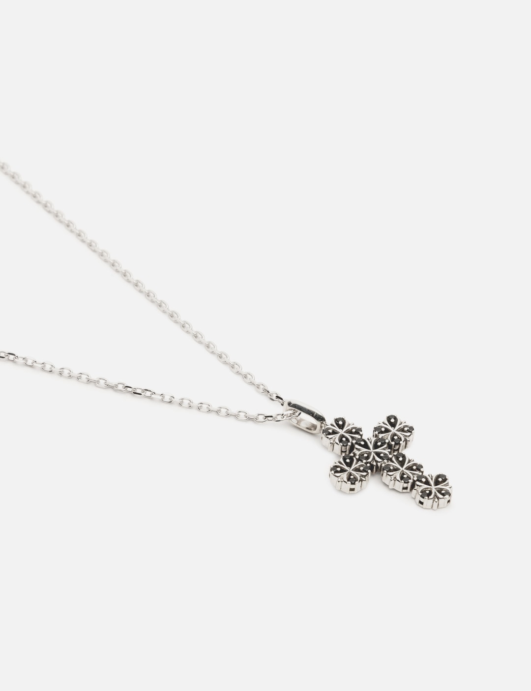 Maltese-Cross Quadruplets Cross Pendant Necklace view 10