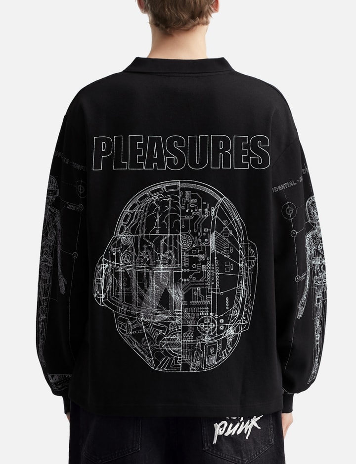 Pleasures x Daft Punk Schematic Long Sleeve Polo Placeholder Image