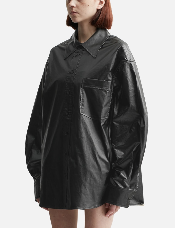 Faux Leather Oversized Shirt Placeholder Image