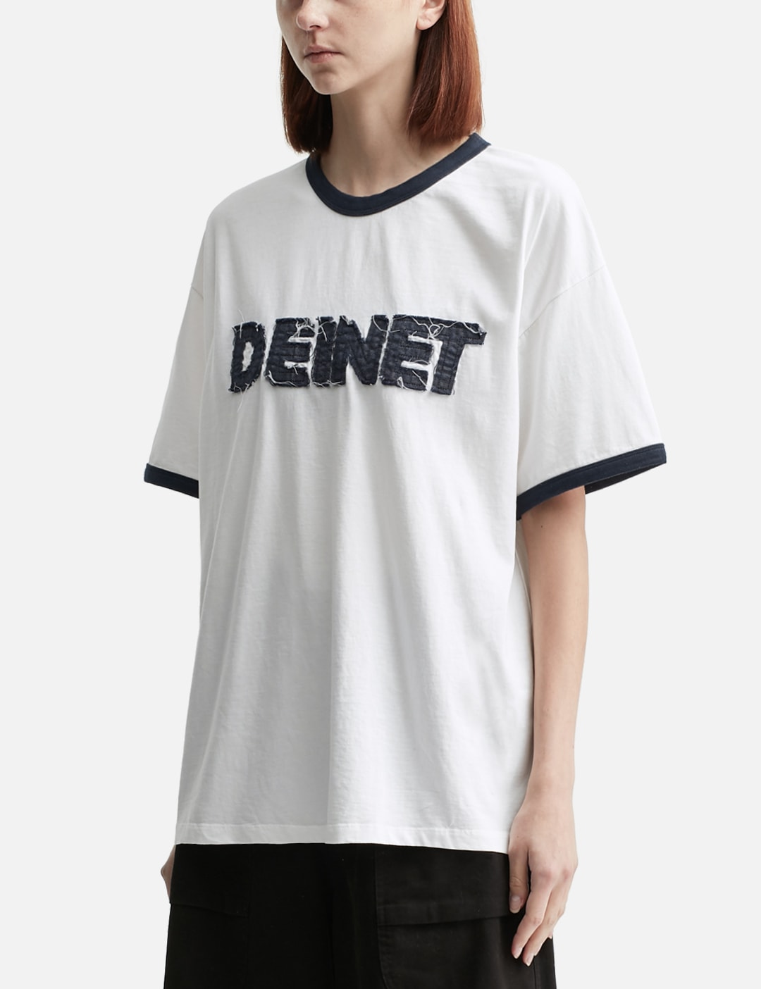 Overfit Logo Ringer T-Shirts view 8