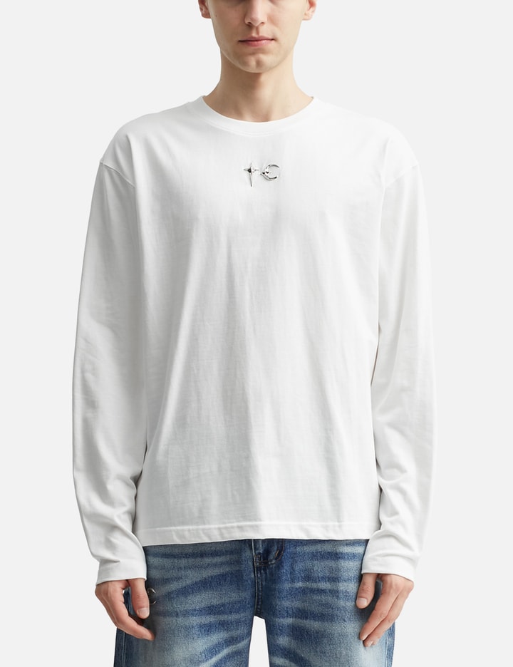 Thug Club White Tc Basic Long Sleeve T-shirt In White