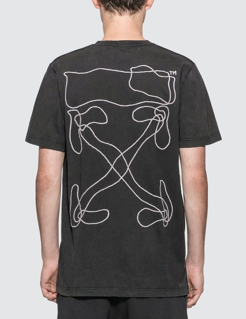 off white abstract arrows tee