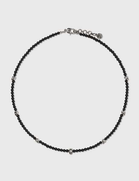 Alexander McQueen Black Bead Necklace