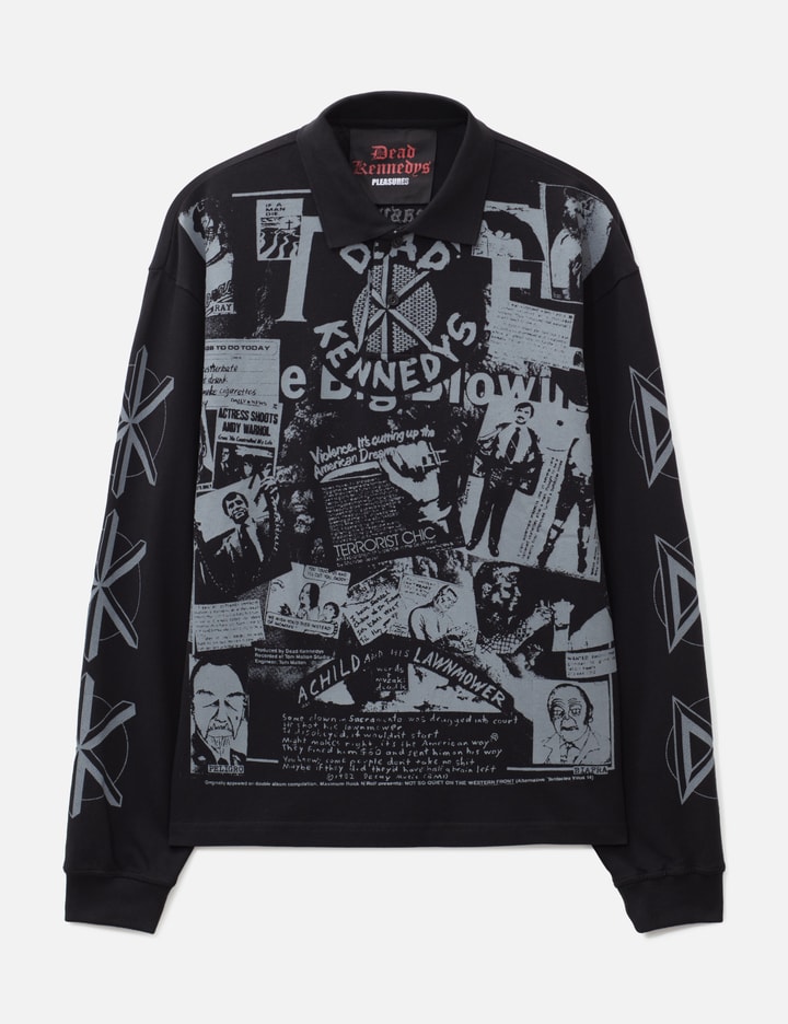 プレジャーズ Poster Long Sleeve Polo