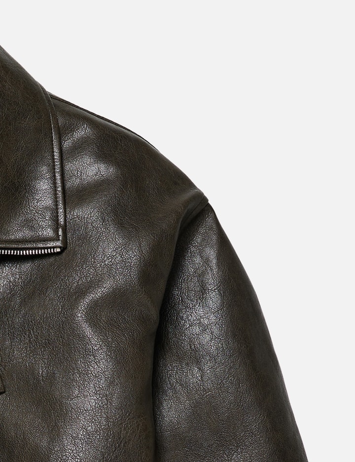 Faux Leather Bomber Jacket Placeholder Image