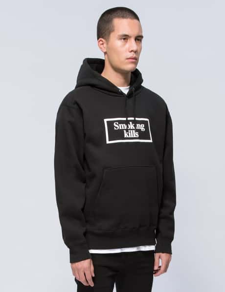 FR2 - Puff Paint Smoking Kills Hoodie | HBX - Globally Curated 