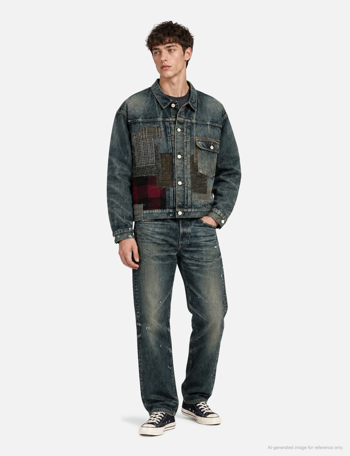 Junya Watanabe Man Junya Watanabe Man X New Manual Customize Denim Pants