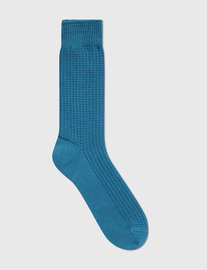 Cotton Waffle Crew Socks Placeholder Image