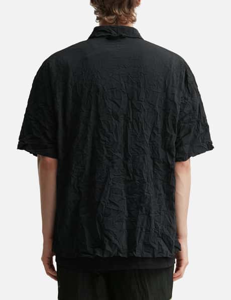 Washer Pleated Open SS Shirt (M) view 12