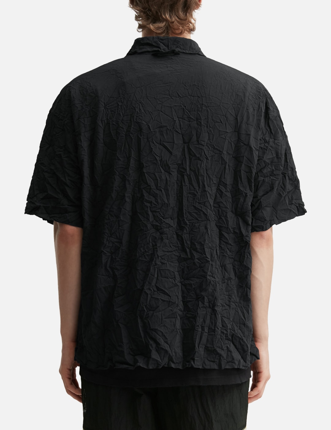 Washer Pleated Open SS Shirt (M) view 13