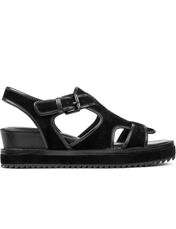 Tati Suede Cut-out Sandals Placeholder Image