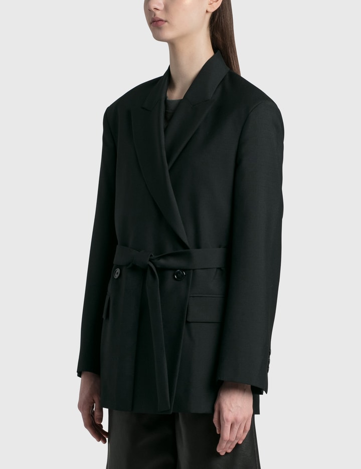 Double-breasted Belted Jacket Placeholder Image