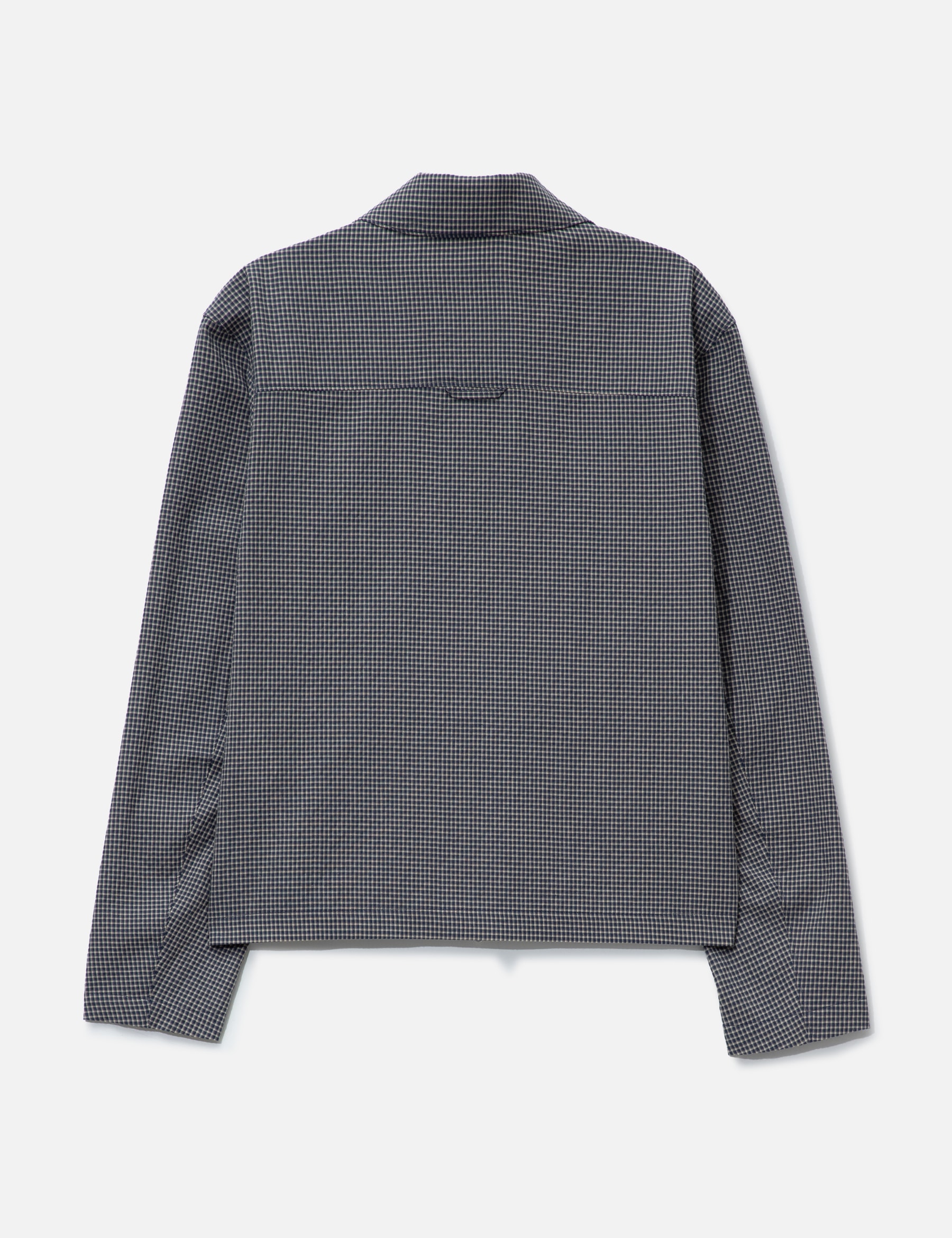 Micro Check Shirt Zip-Up view 17