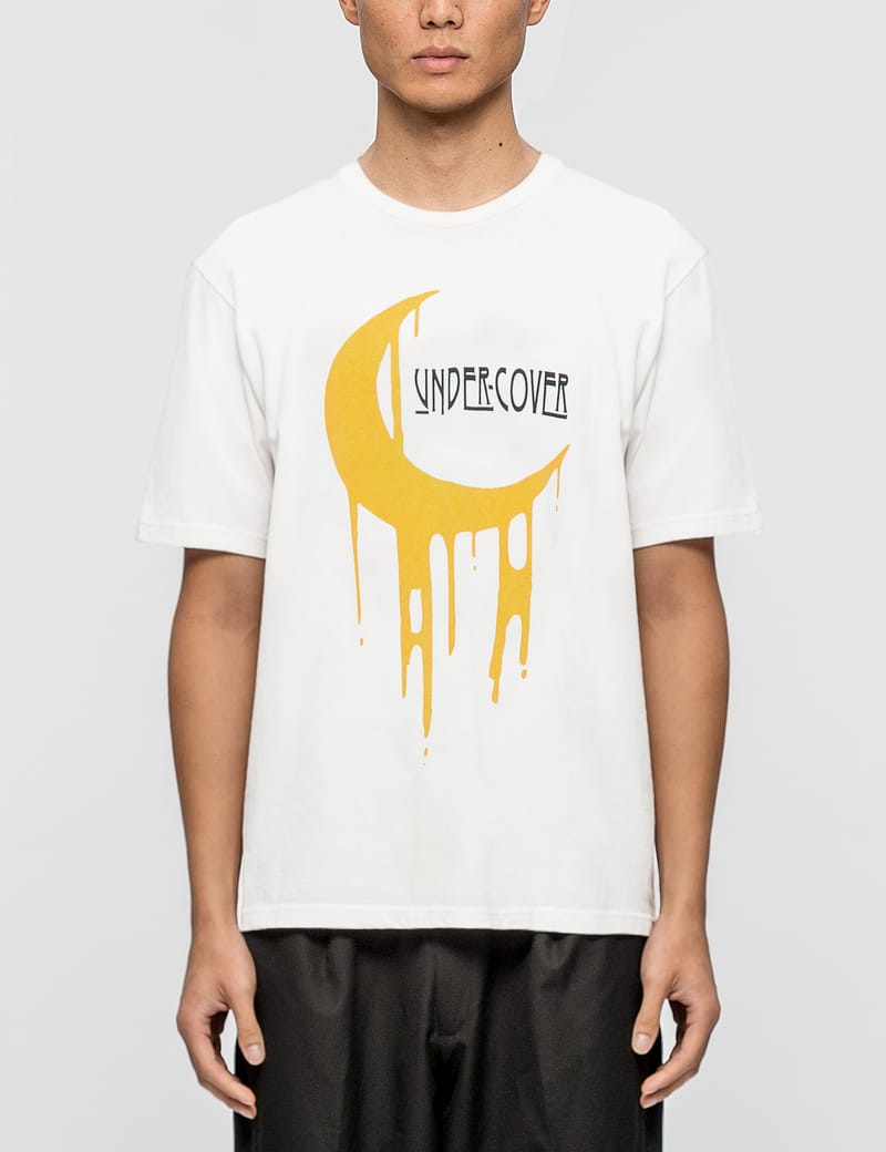 21SS UNDERCOVER TEE MOON UC RECORDS UC1A3803 BLACK サイズ4 【公式 
