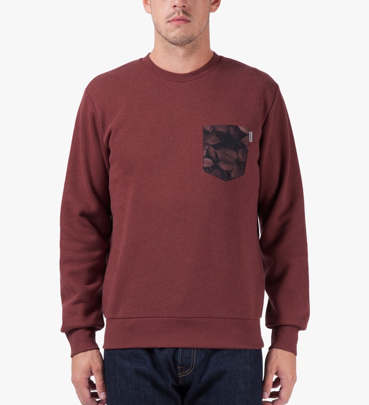 Tuscany Heather/Tuscany Eaton Pocket Crewneck Sweater Placeholder Image