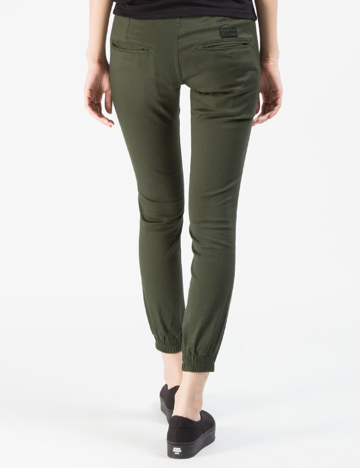 Olive Women Sprinter Jogger Pants Placeholder Image