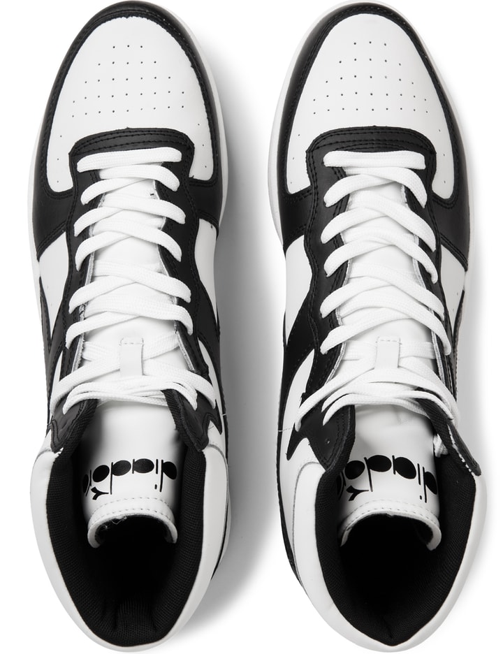 White/Black Mi Basket Sneakers Placeholder Image