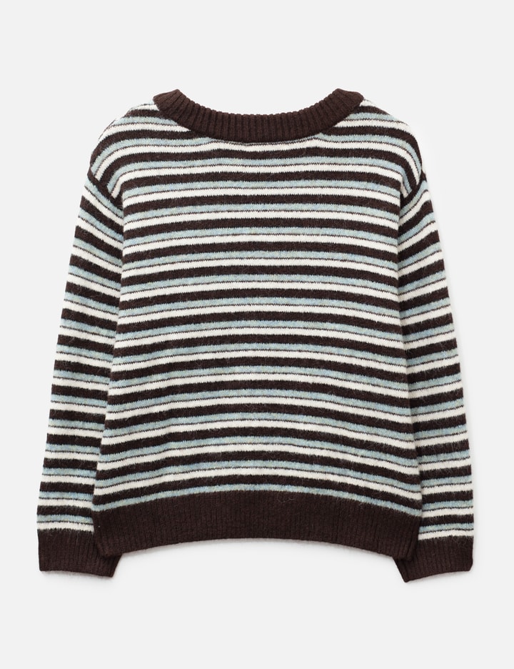 Glowny MELLOW V-NECK STRIPE KNIT