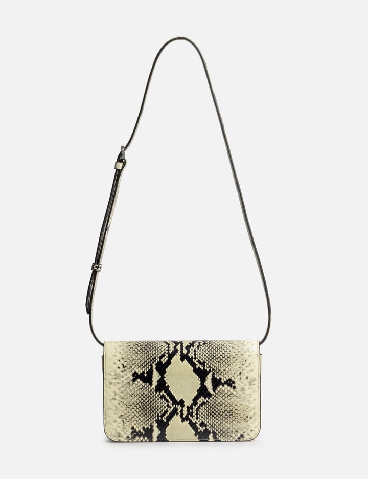 TOTEME T-Lock Python-Embossed Crossbody