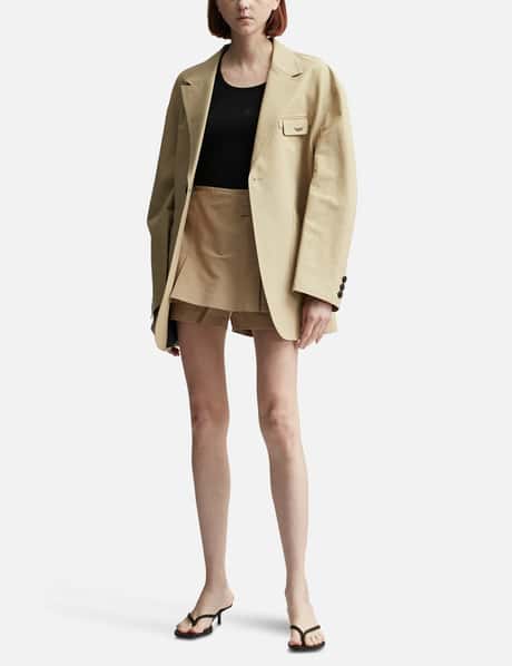 Oversized Pocket Detail Single-Breasted Blazer view 11