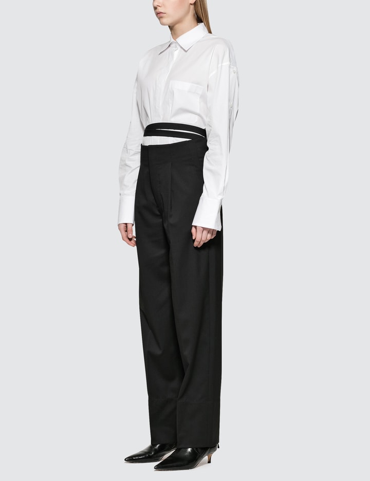 High Waist Relaced Wool Pant Placeholder Image