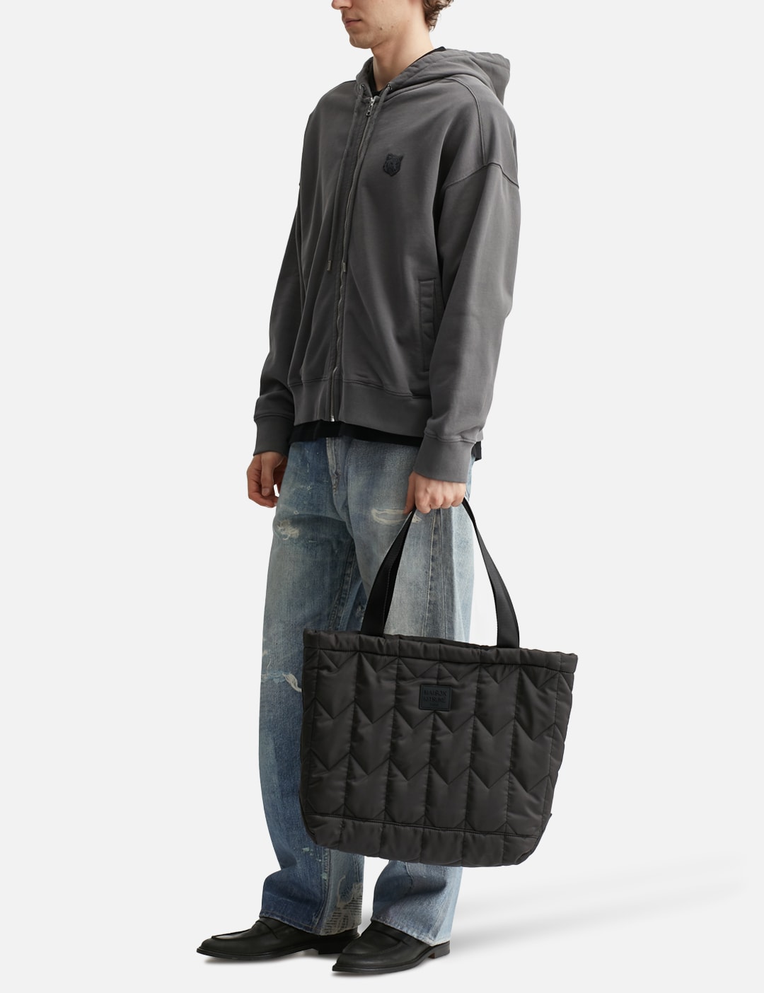 Chevron Quilted Large Tote view 15