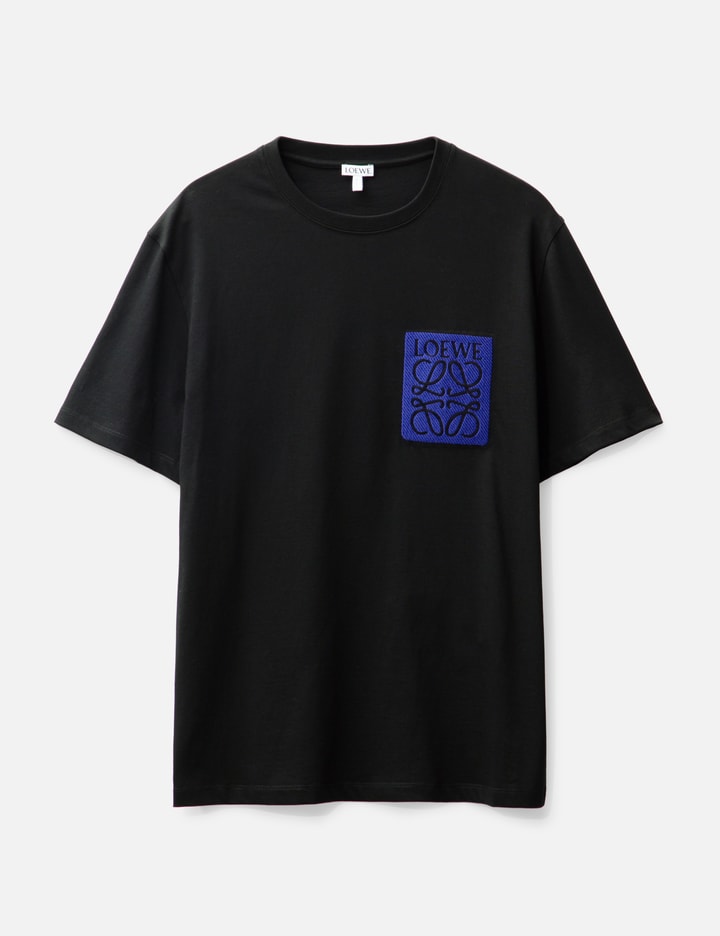 Loewe Cotton Logo T-shirt In Black