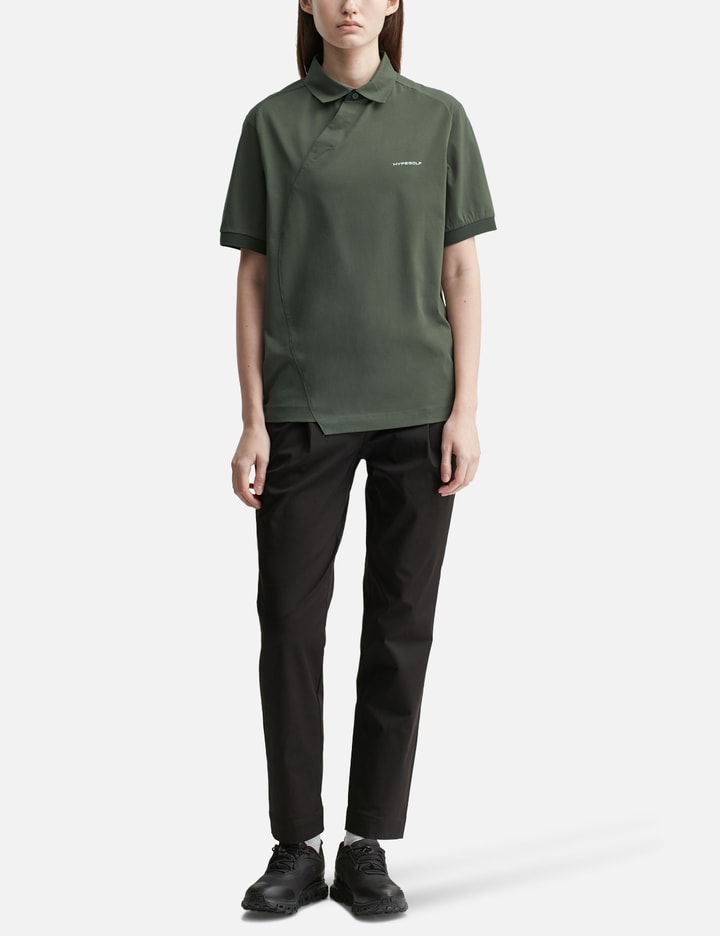 Hypegolf HYPEGOLF X POST ARCHIVE FACTION (PAF) Diagonal Polo T-Shirt