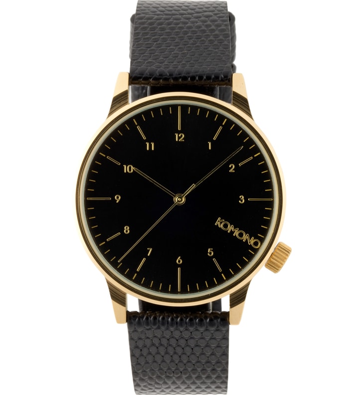 Black/Gold Lizard Winston Monte Carlo Watch Placeholder Image