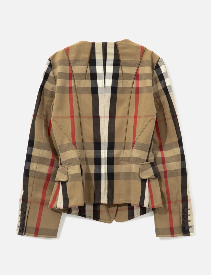 Slim Cut Checked Jacket