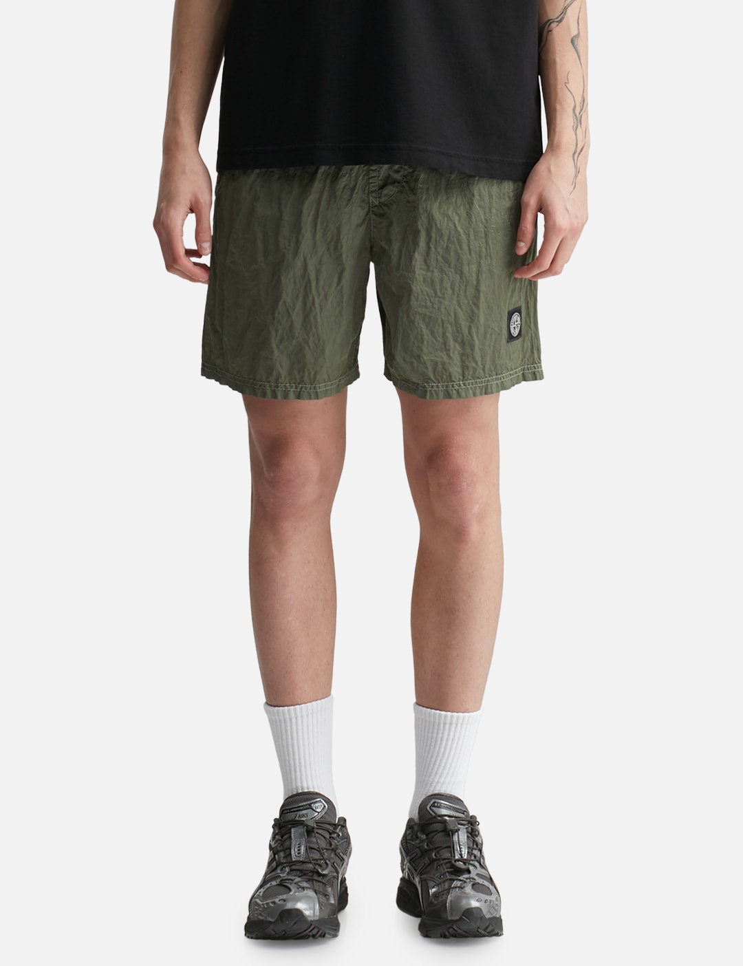Nylon Metal In Econyl® Swim Shorts view 11