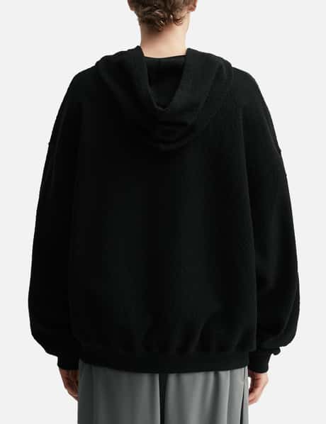 Curved Zip-Up Round Hem Hoodie view 12
