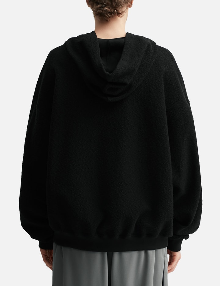 Curved Zip-Up Round Hem Hoodie Placeholder Image