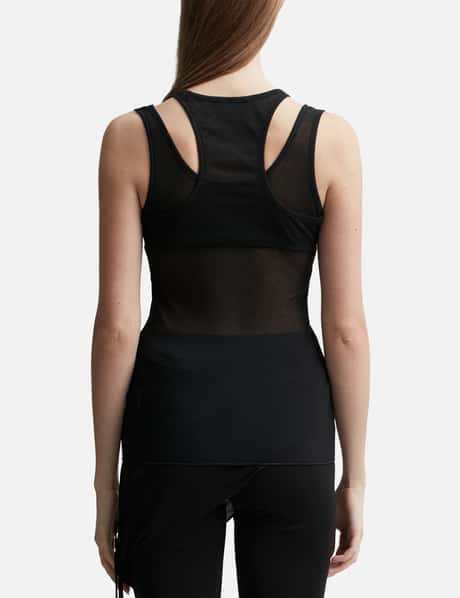 Cotton Ribbed Jersey Tank Top view 9