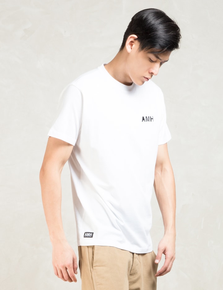 White Amh Brand Logo T-Shirt Placeholder Image