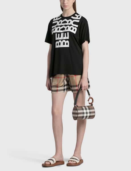Burberry Logo Print Cotton Oversized T-Shirt HBX