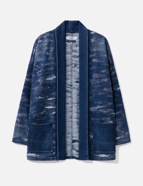 FDMTL JACQUARD DENIM HAORI 2YR WASH