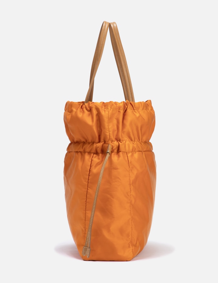 Shop Prada Nylon Bag In Orange
