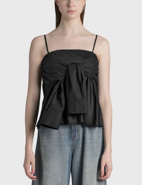 MM6 Maison Margiela Tank Top With Hanging Sleeves
