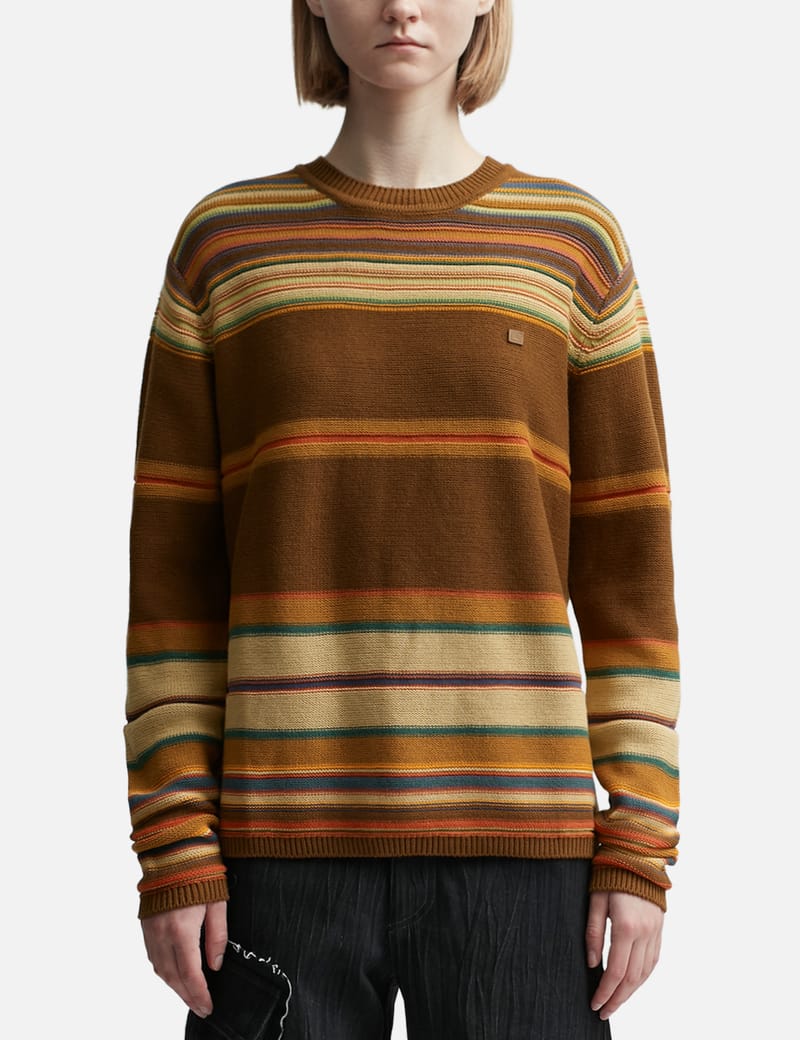 Acne Studios ブラウン クルーネックセーター Acne Studios(Acne 