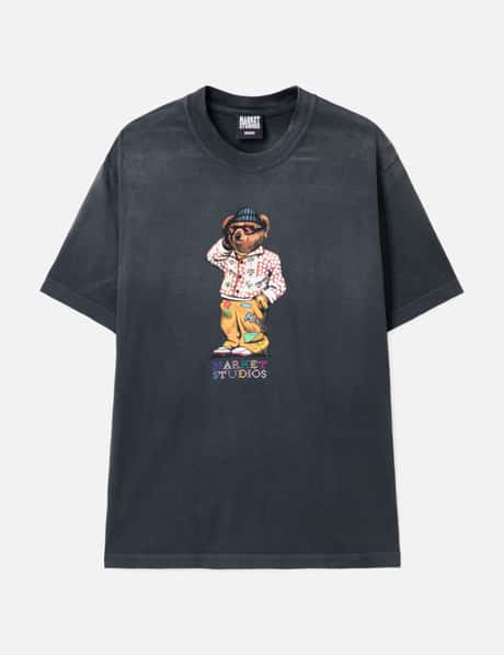 Market Folk Fitted Bear T-Shirt