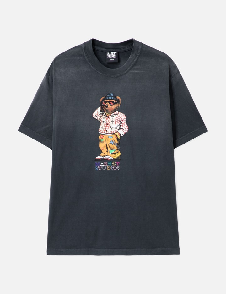 Folk Fitted Bear T-Shirt Placeholder Image
