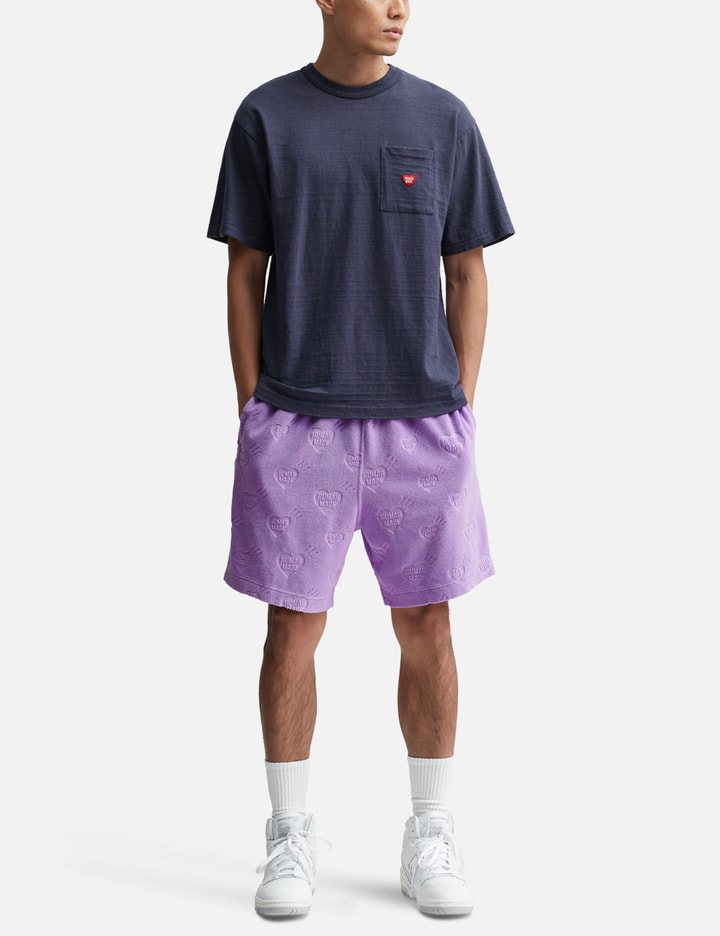Human Made HEART PILE SHORTS