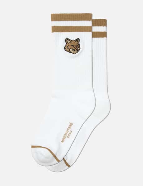 Maison Kitsuné Bold Fox Head Sporty Socks