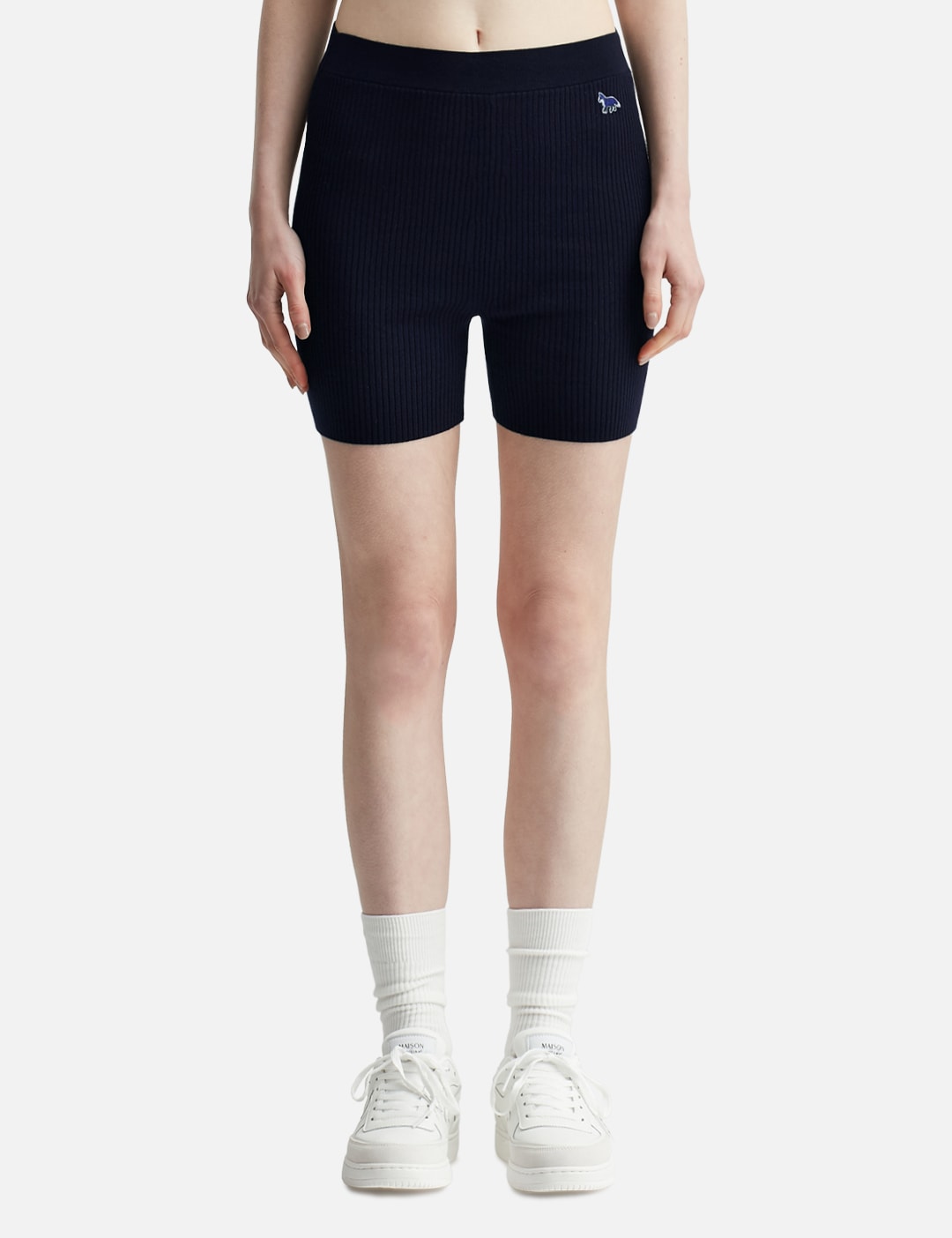 Baby Fox Patch Fine Ribbed Shorts view 13