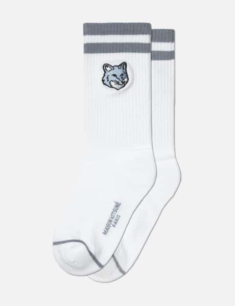 Maison Kitsuné Bold Fox Head Sporty Socks