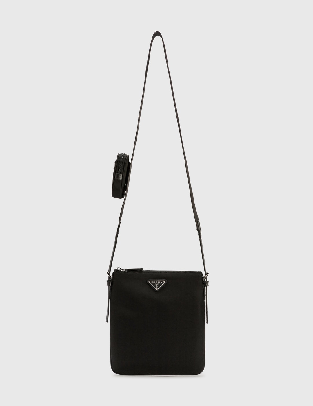Prada - Nylon Logo Crossbody Bag With Small Pouch | HBX - Globally Curated  Fashion and Lifestyle by Hypebeast